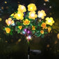 💐 60% DE RÉDUCTION! ☀️ Lumière Solaire sur Piquet de Fleur d'Azalée de Simulation – Étanche, Automatique & Parfaite pour le Jardin 🏡