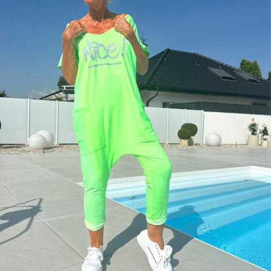 💖Limited Time Half Price-Combinaison décontractée à poches pour femmes