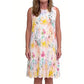 💥 Offre spéciale : 56 % de réduction 💥 Robe sans manches plissée à imprimé floral pour femme