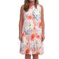 💥 Offre spéciale : 56 % de réduction 💥 Robe sans manches plissée à imprimé floral pour femme