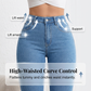 👖 51 % DE RÉDUCTION ! 💙 Jean stretch taille haute évasé pour femme – Coupe confortable, style rétro et tissu extensible 🌸