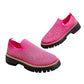 Mocassins pour Femme à Enfiler avec Strass Scintillants