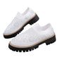Mocassins pour Femme à Enfiler avec Strass Scintillants