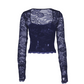 💎 50% DE RÉDUCTION ! 💎 T-shirt Fleuri Transparent – Volants Romantiques, Tissu Doux & Coupe Aérienne (Offre Flash) 👚🌸