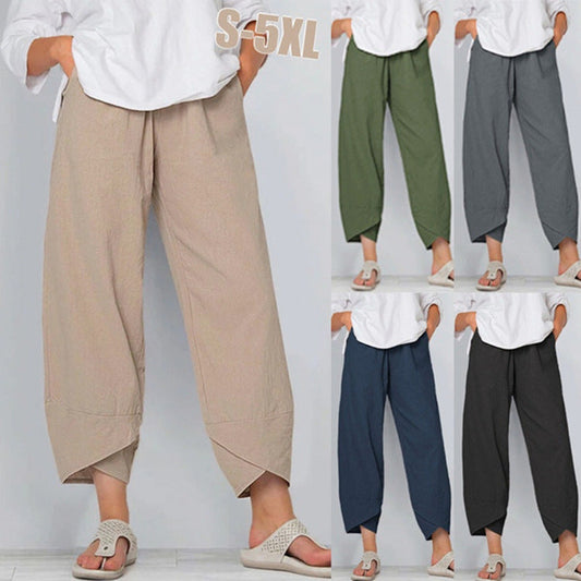 📢📢60 % de réduction ⏰Pantalon décontracté en coton et lin