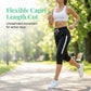 Women's Drawstring Capri Joggers with Pockets