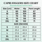Women's Drawstring Capri Joggers with Pockets