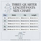 Pantalon court décontracté pour femme avec boutons décoratifs