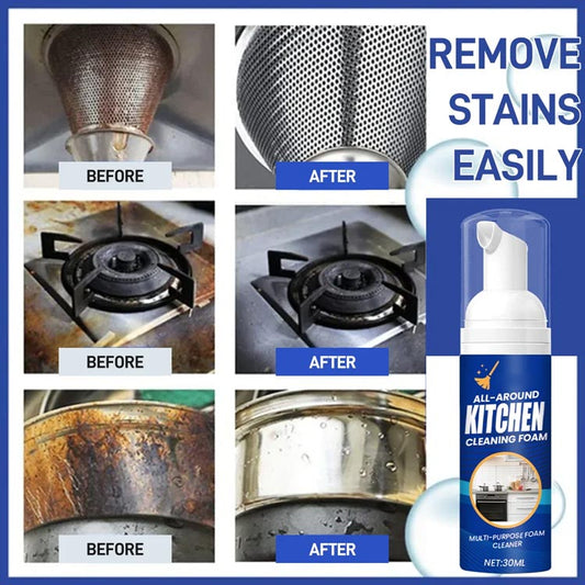 Nettoyant en mousse pour cuisine/toilettes [Achetez-en 3, obtenez-en 4 gratuits]