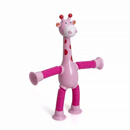 (🎁Soldes De Noël 2024🎁)🔥 49% De Réduction🔥Girafe Jouet Télescopique Avec Ventouse