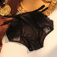 Culotte sexy en dentelle de soie à double sangle sans couture (5 pièces livraison gratuite)