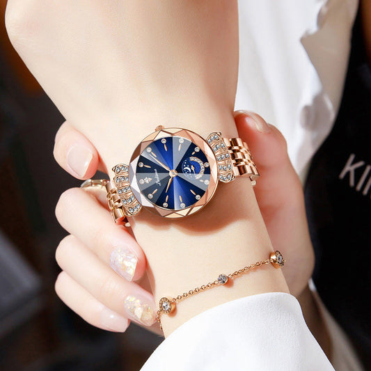 Montre étanche diamant pour femme [Mode authentique]