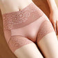 [Meilleur Cadeau] Culotte Taille Haute en Dentelle Respirante sans Trace pour Femmes