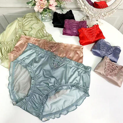 🌟[Livraison gratuite pour 6 pièces] 💝Culotte Femme Sexy en Dentelle Grande Taille - Allure et Confort Combinés