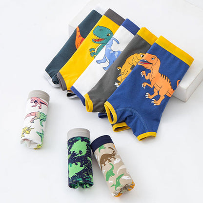 Lot de 5 boxers pour garçon en coton doux et respirant