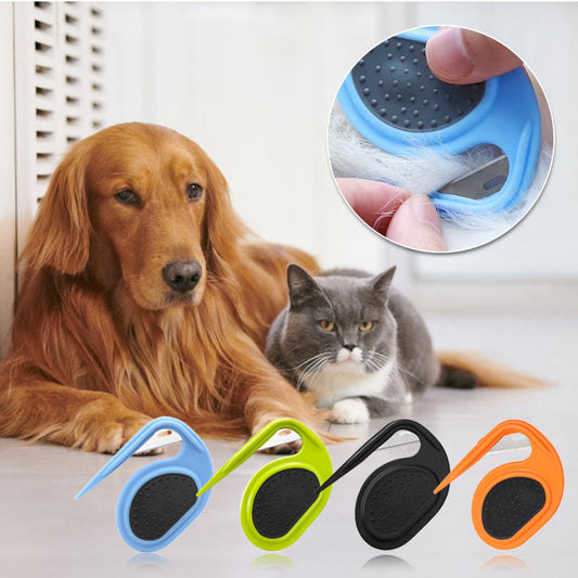 🔥Couteau de toilettage pour animaux à poils longs - Élimine les touffes de poils