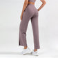 🔥Pantalon de Yoga Décontracté à Jambes Larges Fendues pour Femmes