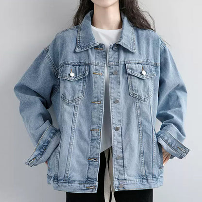🔥Livraison gratuite 🔥Veste en Jean Basique à Boutons pour Femme
