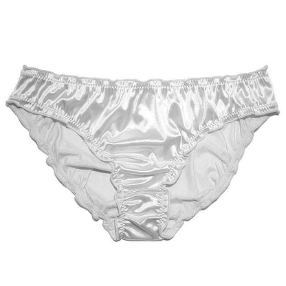 👙Culotte Sexy à Taille Basse du Satin Super Élastique pour Femmes