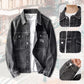 💝Veste en jean boutonnée pour hommes