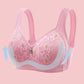 👙Soutien-Gorge Taille Plus Confortable sans Armature et avec Motif de Dentelle