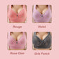 👙Soutien-Gorge Taille Plus Confortable sans Armature et avec Motif de Dentelle