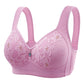 👙Soutien-Gorge Taille Plus Confortable sans Armature et avec Motif de Dentelle