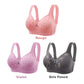 👙Soutien-Gorge Taille Plus Confortable sans Armature et avec Motif de Dentelle