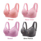 👙Soutien-Gorge Taille Plus Confortable sans Armature et avec Motif de Dentelle